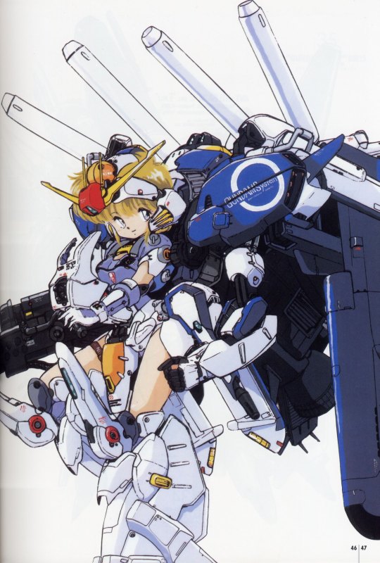 Otaku Gallery  / Art Books / Gundam - Mobile Suit Girls - Mika Akitaka / 032.jpg